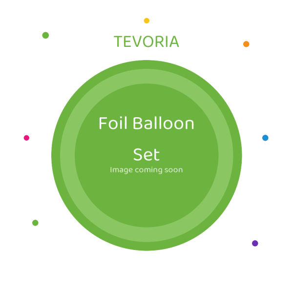Tevoria p7 Foil Balloon Set — Birthday